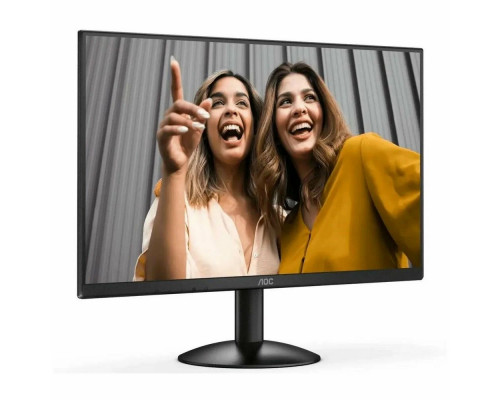 Монитор 23.8" AOC Value Line 24B30HM2 VA 1920x1080, 100 Гц, 4 мс, 16:9, 250 кд/м², HDMI 1.4, VGA, Adaptive-Sync, черный