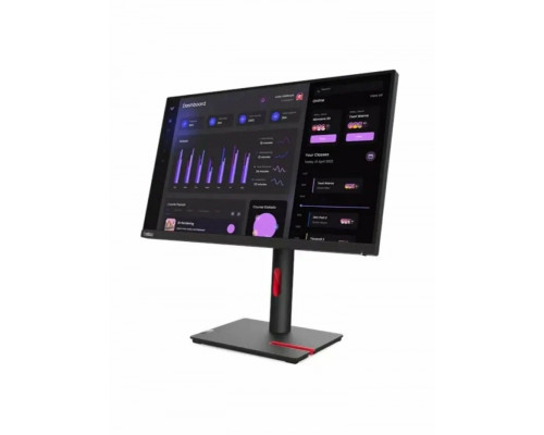Монитор 23.8" Lenovo ThinkVision T24i-30 IPS 1920x1080, 60 Гц, 4 мс, 16:9, 250 кд/м², HDMI 1.4, DP 1.2, VGA, USB Hub (4x USB 3.2), 3.5 Jack, HDR10, черный