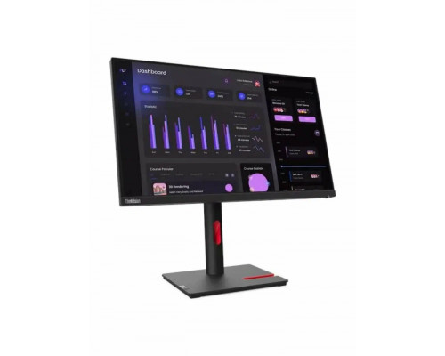 Монитор 23.8" Lenovo ThinkVision T24i-30 IPS 1920x1080, 60 Гц, 4 мс, 16:9, 250 кд/м², HDMI 1.4, DP 1.2, VGA, USB Hub (4x USB 3.2), 3.5 Jack, HDR10, черный