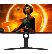 Монитор 24.5" AOC Gaming 25G3ZM VA 1920x1080, 240 Гц, 1 мс, 16:9, 300 кд/м2, 2xHDMI, 1xDP, черный/красный