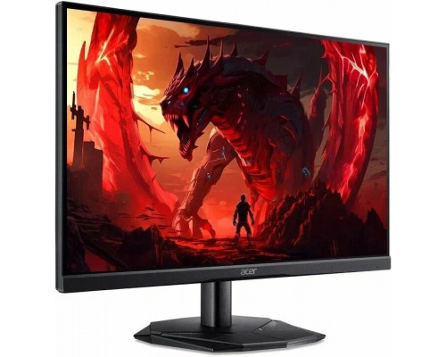 Монитор 24.5" Acer KG251QX0biip VA 1920x1080, 200 Гц, 0.5 мс, 16:9, 250 кд/м², 2xHDMI 2.0, DP 1.2, 3.5 Jack, HDR10, FreeSync Premium, черный