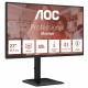 Монитор 27" AOC Q27E4U IPS 2560x1440, 120 Гц, 4 мс, 16:9, 350 кд/м², HDMI 2.0, DP 1.2, 3.5 Jack, USB Hub (4x USB 3.2 Gen 1), HDR10, Adaptive-Sync, черный