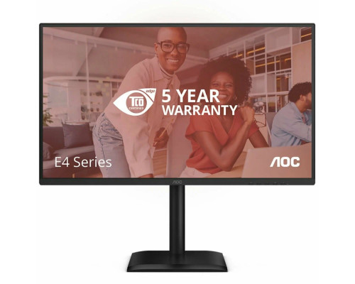 Монитор 27" AOC Q27E4U IPS 2560x1440, 120 Гц, 4 мс, 16:9, 350 кд/м², HDMI 2.0, DP 1.2, 3.5 Jack, USB Hub (4x USB 3.2 Gen 1), HDR10, Adaptive-Sync, черный