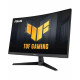 Монитор 27" ASUS TUF Gaming VG27VQ3B VA 1920x1080, 180 Гц, 1 мс, 16:9, 250 кд/м², HDMI 2.0, DP 1.2, 3.5 Jack, FreeSync, изогнутый экран (1500R), динамики (2x2 Вт), черный