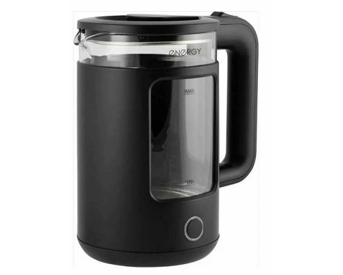 Чайник ENERGY E-256 стекло черный
