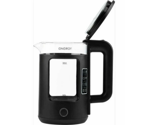 Чайник ENERGY E-256 стекло черный
