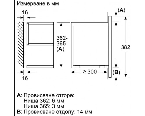 Встраиваемая микроволновая печь Bosch BFR7221B1 черный