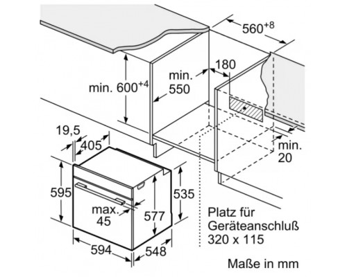 Духовой шкаф Bosch HBG934BB1 черный
