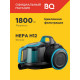 Пылесос BQ VC1810C черный/голубой
