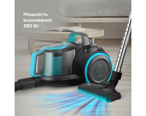 Пылесос BQ VC1810C черный/голубой