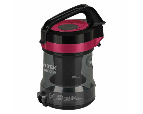Пылесос Vitek VT-1838 черный/фуксия