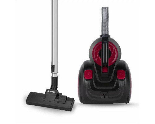 Пылесос Vitek VT-1838 черный/фуксия