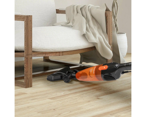 Вертикальный пылесос Endever SkyClean VC-277 темно-серый/оранжевый