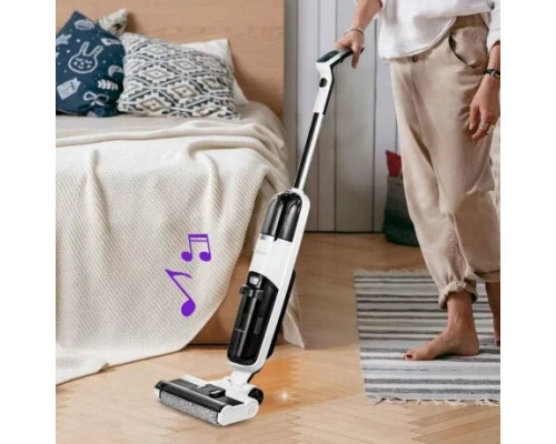 Вертикальный пылесос Kitfort КТ-5155 черный/белый