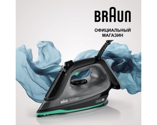 Утюг BRAUN SI5277GR зеленый/черный