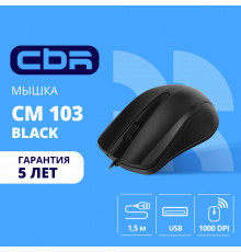 Мышь CBR CM 103 черный
