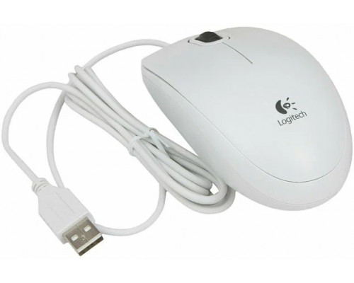Мышь Logitech B100 белый