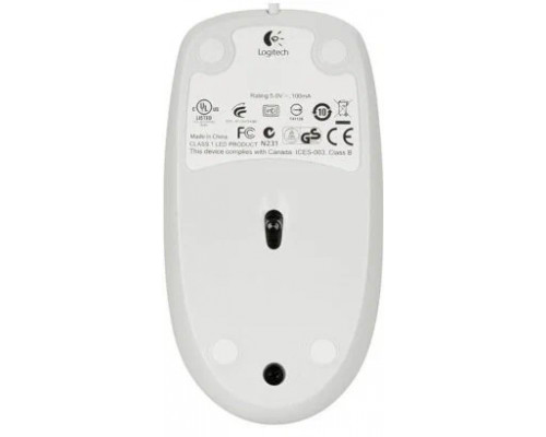 Мышь Logitech B100 белый