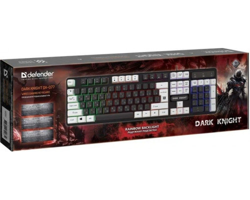 Клавиатура DEFENDER Dark Knight GK-077