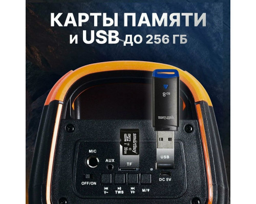 Портативная колонка SMARTBUY SBS-5490 PHOENIX черный