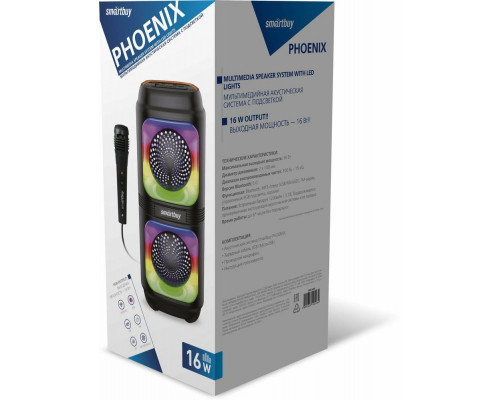 Портативная колонка SMARTBUY SBS-5490 PHOENIX черный