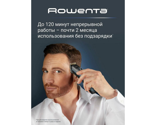 Триммер Rowenta TN9464E0 черный/хром