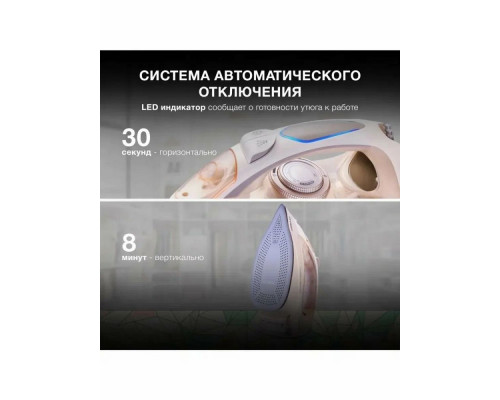 Утюг Hyundai H-SI02512 бежевый/розовое золото