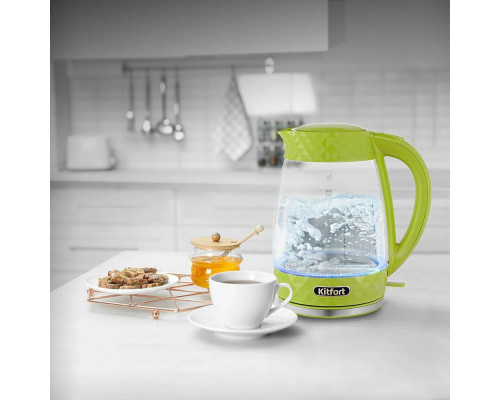 Чайник Kitfort КТ-6123-2 салатовый