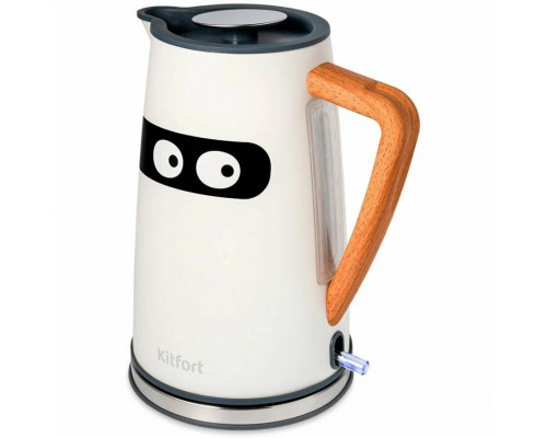 Чайник Kitfort КТ-6148 белый/серый
