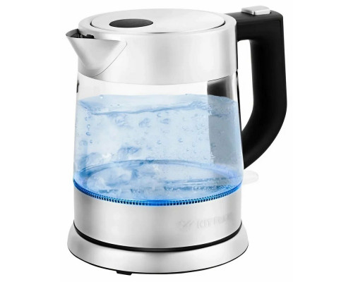 Чайник Kitfort КТ-647 нержавеющая сталь/черный