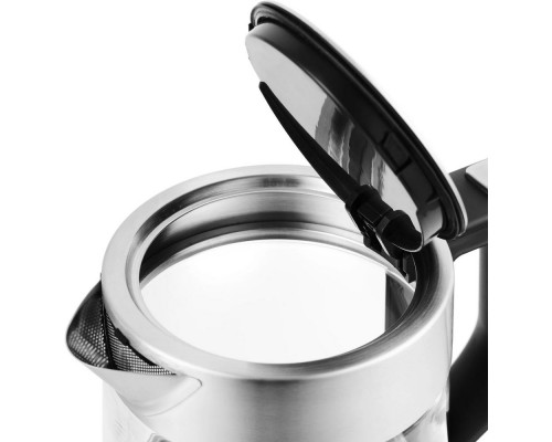 Чайник Kitfort КТ-648 нержавеющая сталь/черный