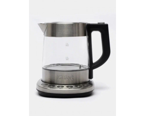 Чайник Kitfort КТ-648 нержавеющая сталь/черный