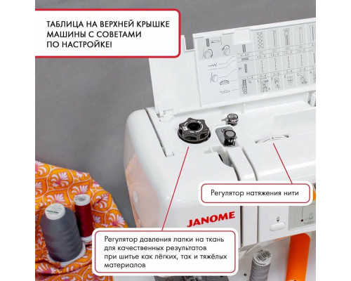 Швейная машина Janome 7524E белый