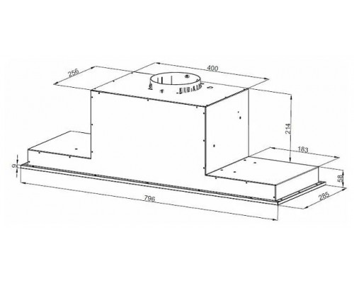 Встраиваемая вытяжка Korting KHI 9777 GW