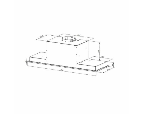 Встраиваемая вытяжка Korting KHI 9777 GW