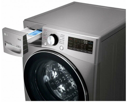 Стиральная машина LG F0L9DYP2S серый