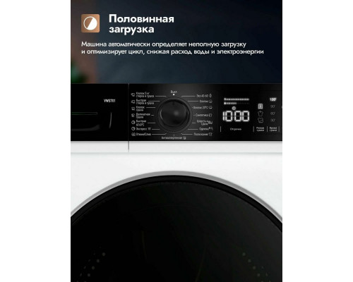 Стиральная машина DELVENTO VWS701 белый