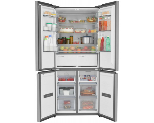 Холодильник ZUGEL ZRCDI456X нержавеющая сталь