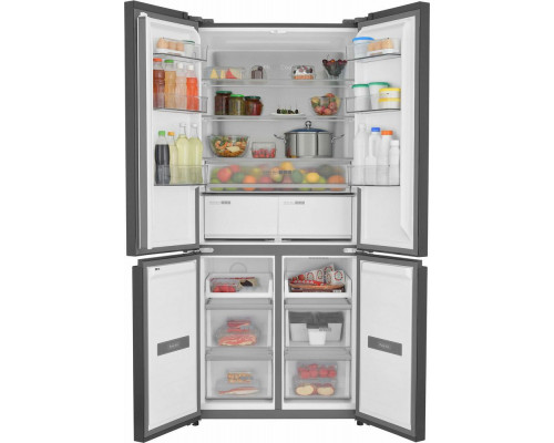 Холодильник ZUGEL ZRCDI456XB черный