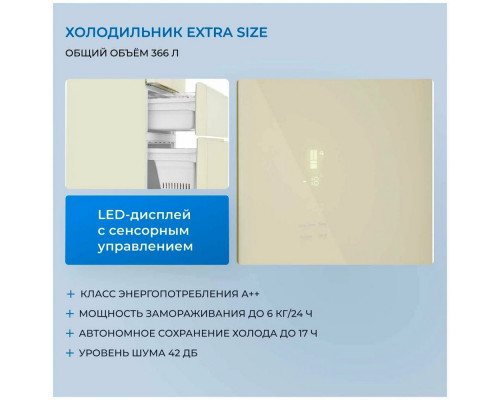 Холодильник ZUGEL ZRFD361C