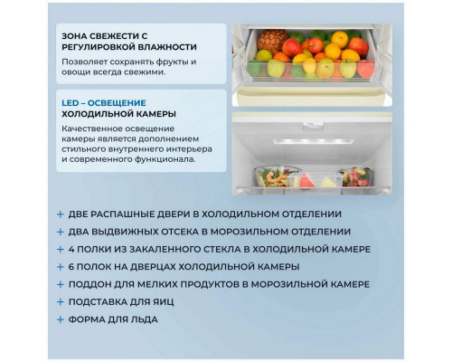 Холодильник ZUGEL ZRFD361C