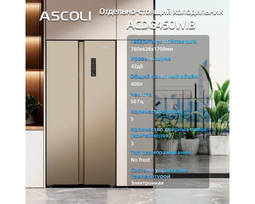 Холодильник Ascoli ACDG450WIB