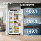 Холодильник Ascoli ACDW450WIB
