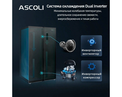 Холодильник Ascoli ACDW450WIB