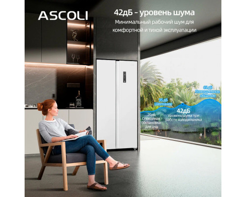 Холодильник Ascoli ACDW450WIB