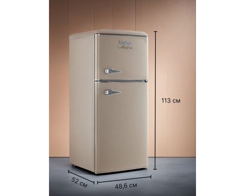 Холодильник TESLER RT-132 SAND GREY