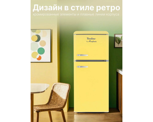 Холодильник TESLER RT-152 YELLOW
