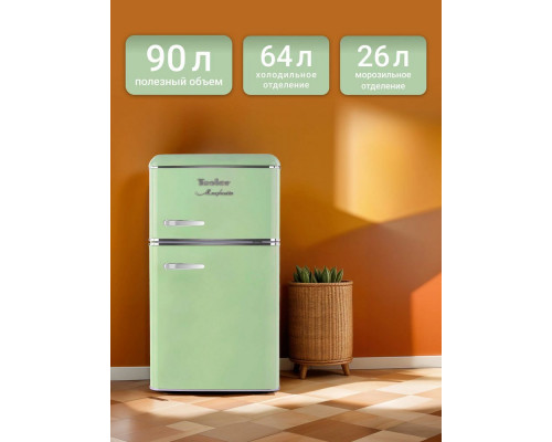 Холодильник TESLER RT-95 GREEN