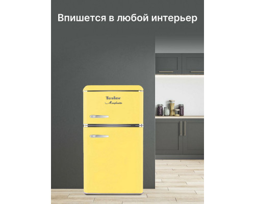 Холодильник TESLER RT-95 YELLOW