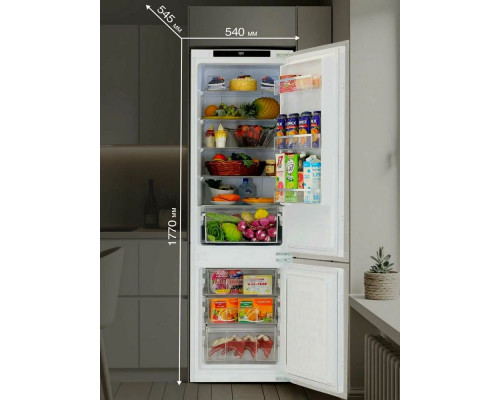 Встраиваемый холодильик SCANDILUX RBI238T